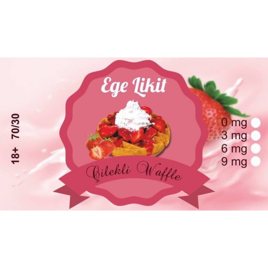 Çilekli Waffle